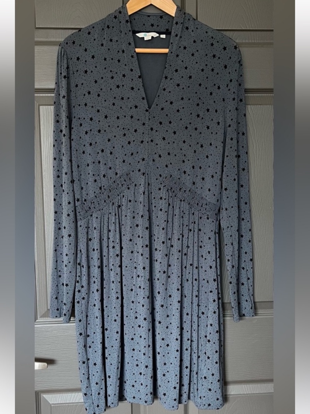 Boden Betty Starry Night Jersey Tunic Long Sleeve Dress Size 16L - Picture 5 of 12
